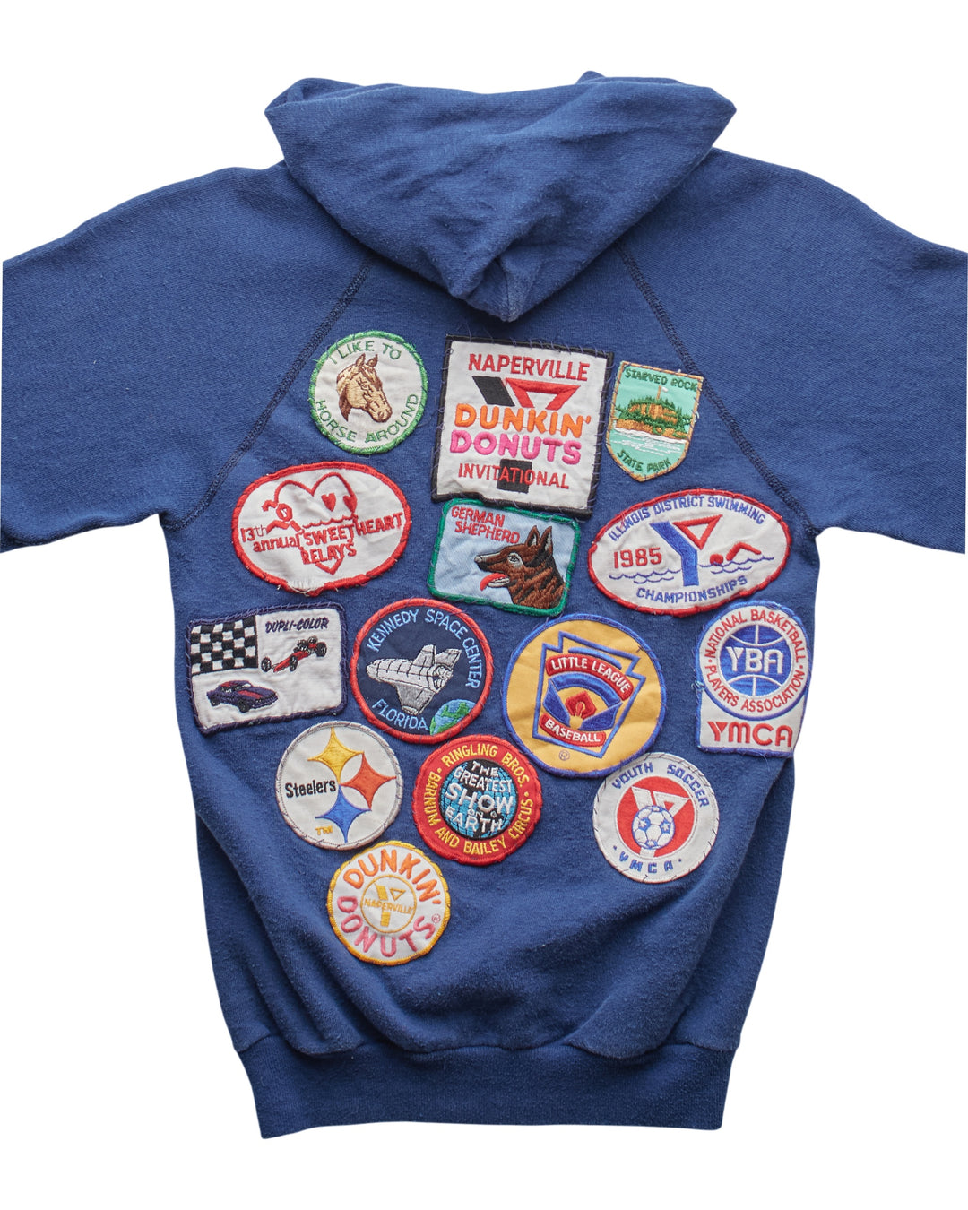 (XS) 80s Patchwork Hoodie Capco Hoodie