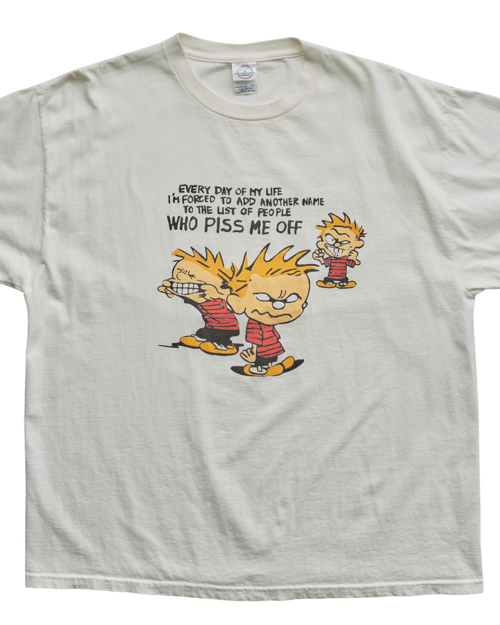 (L) 90s Calvin Piss Me Off Delta T-Shirt