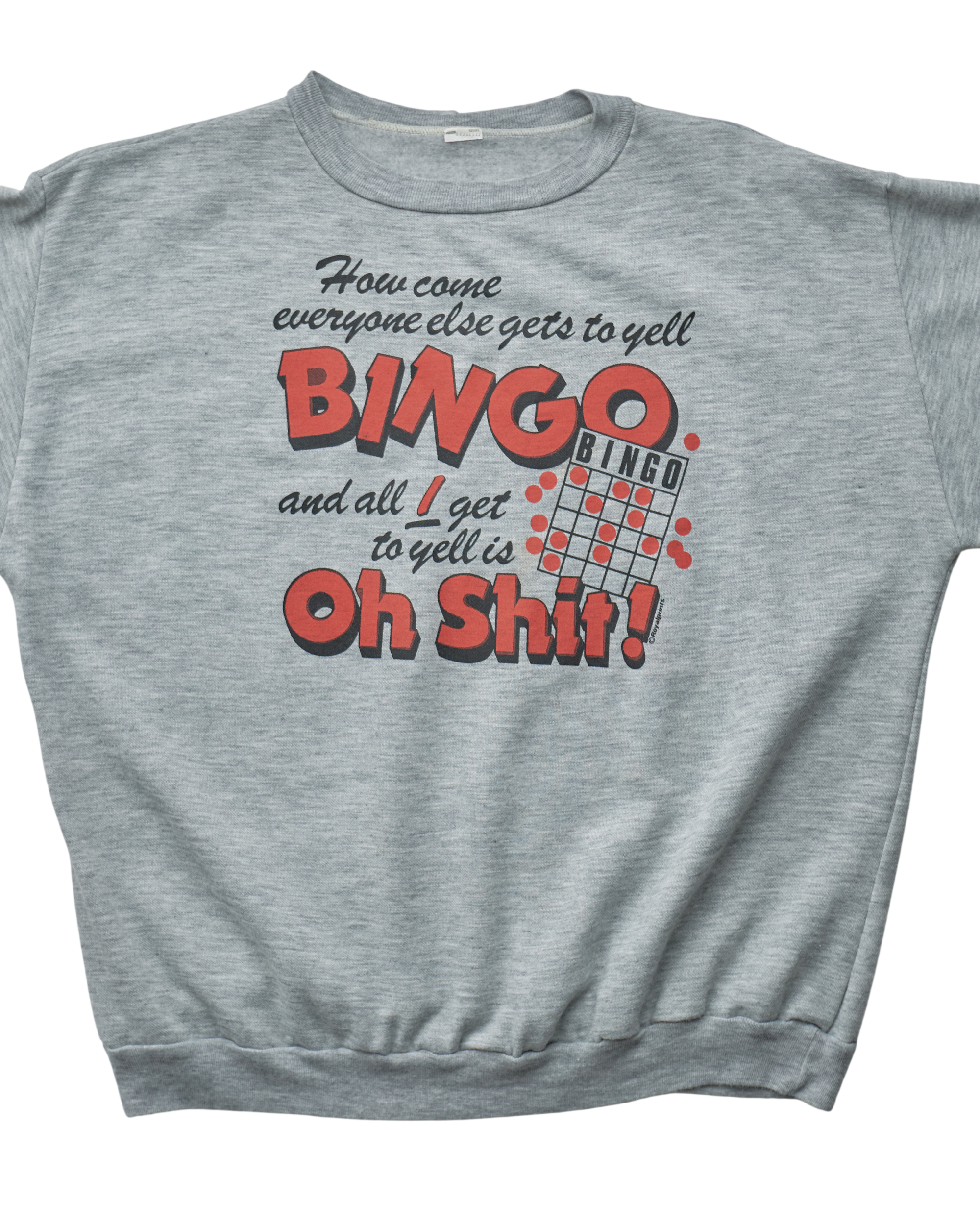 (XL) 80s Bingo Oh Shit! T-Shirt