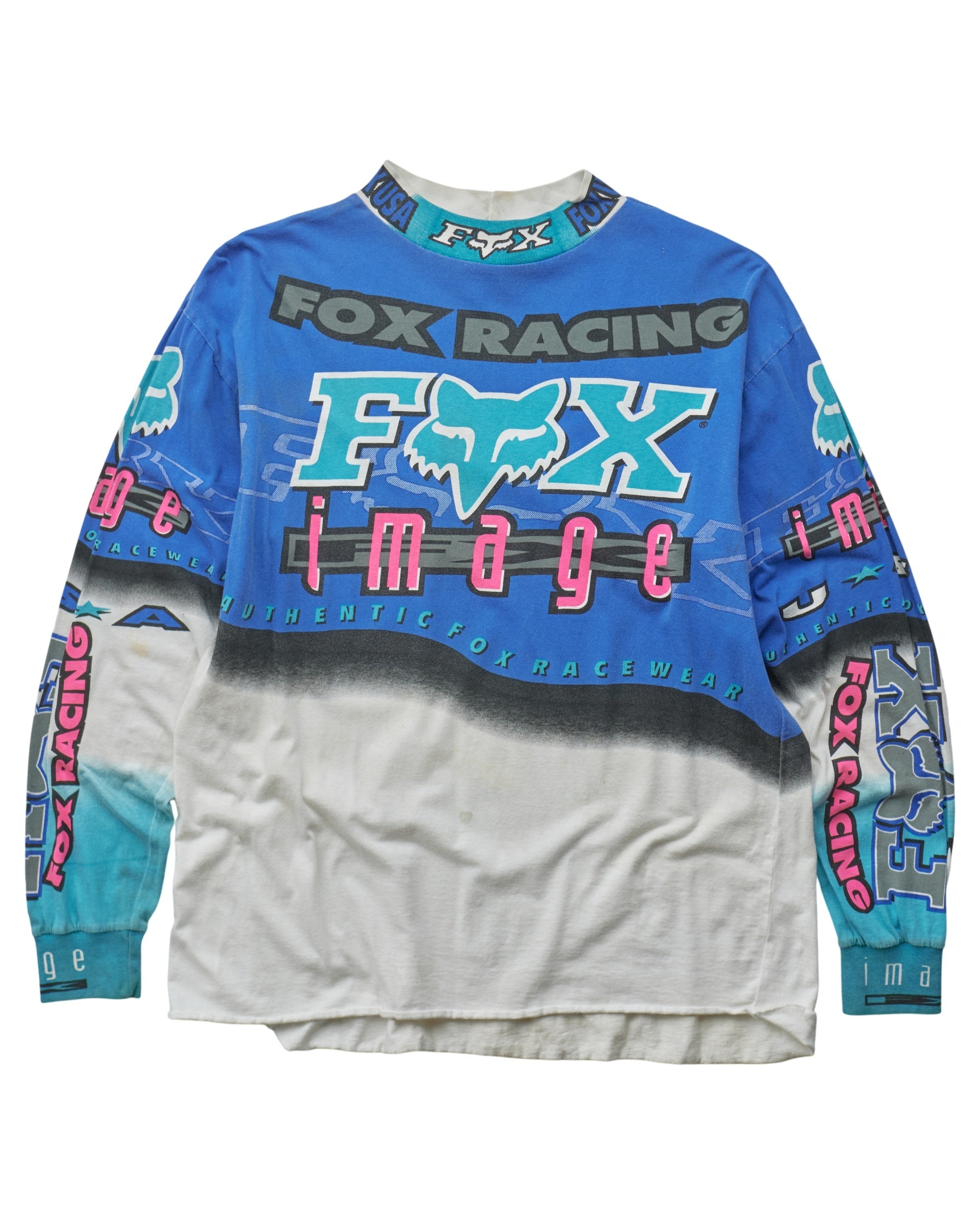 (L) 90s Fox Racing Fox Jersey