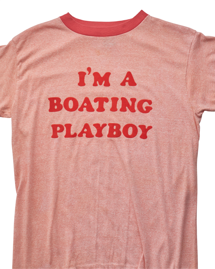 (M) 80s I'm A Boating Playboy Anvil T-Shirt