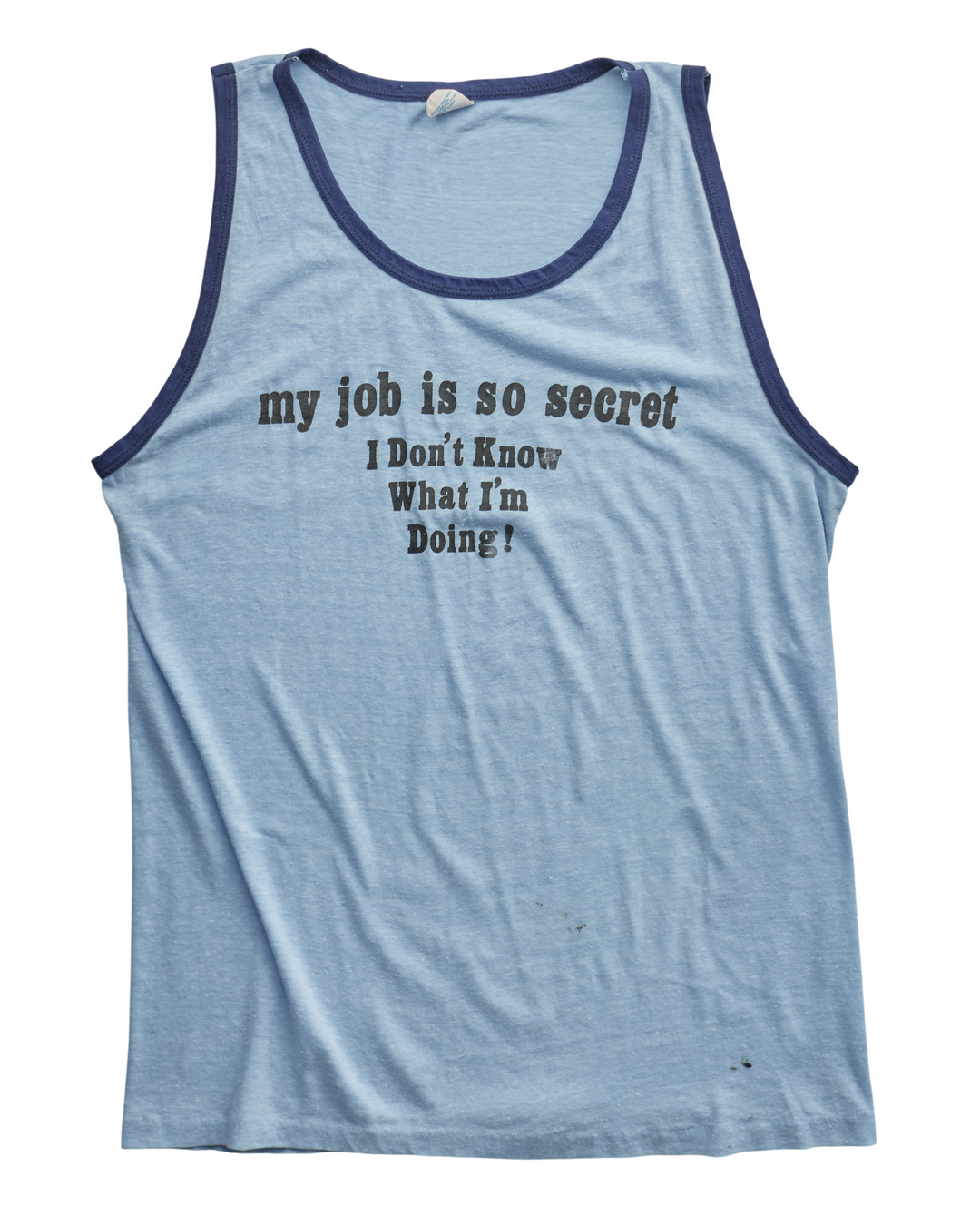 (M) 90s My Job Is So Secret Tank
