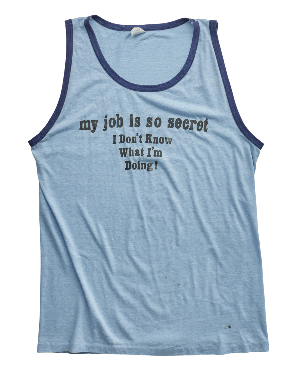 (M) 90s My Job Is So Secret Tank