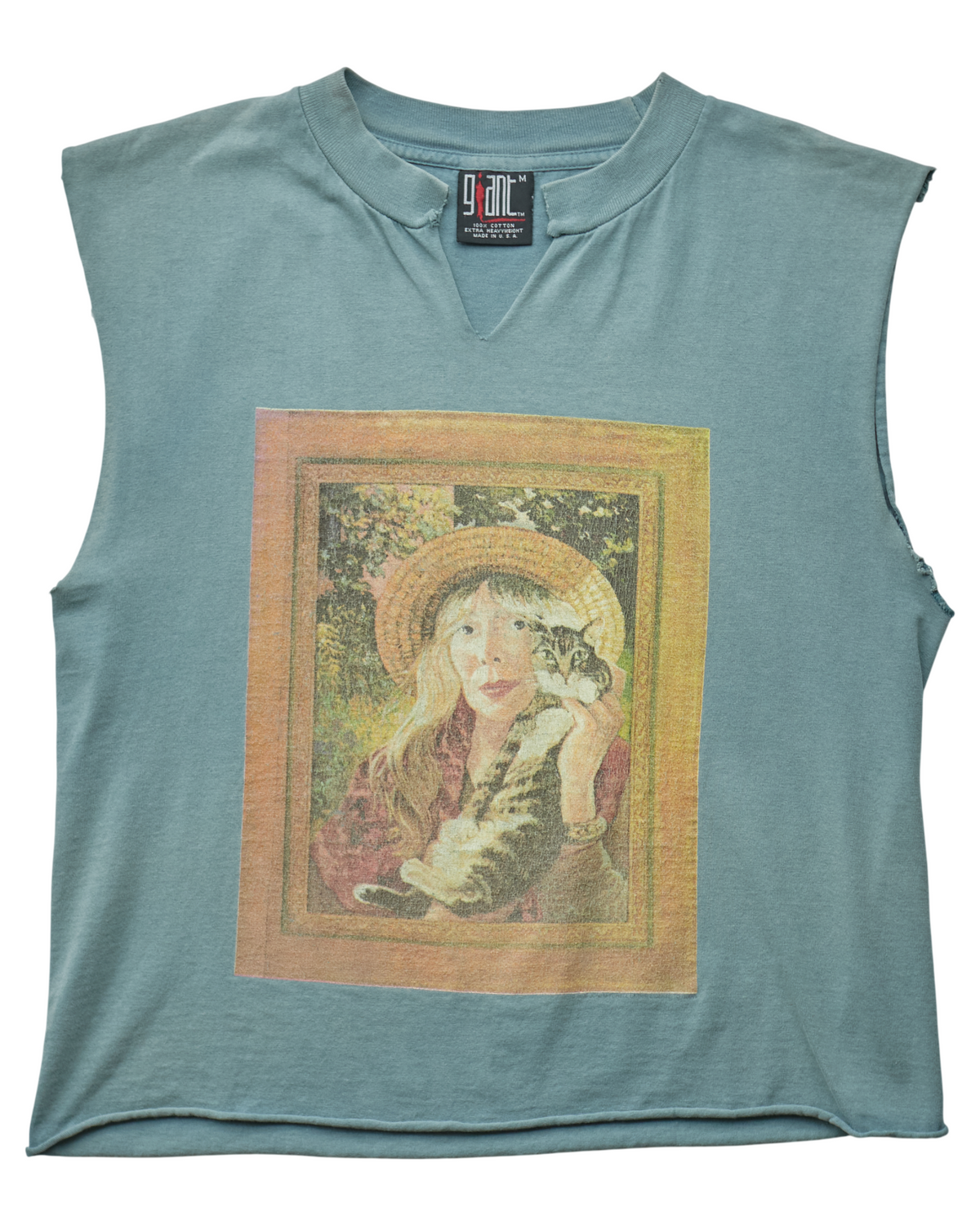 (XS) 90s Joni Mitchell Giant Tank