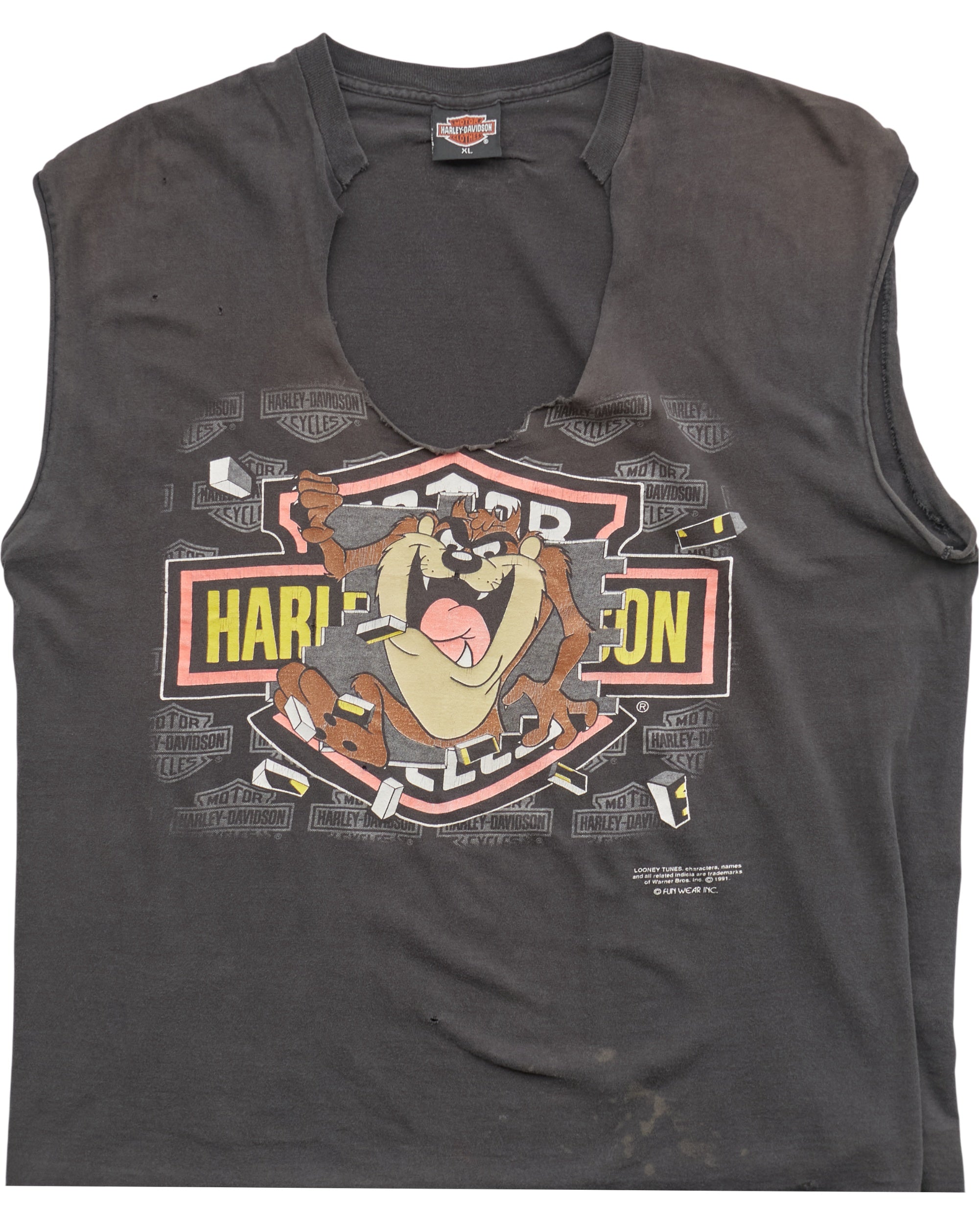 (XL) 1991 Taz Harley Davidson Muscle Tee