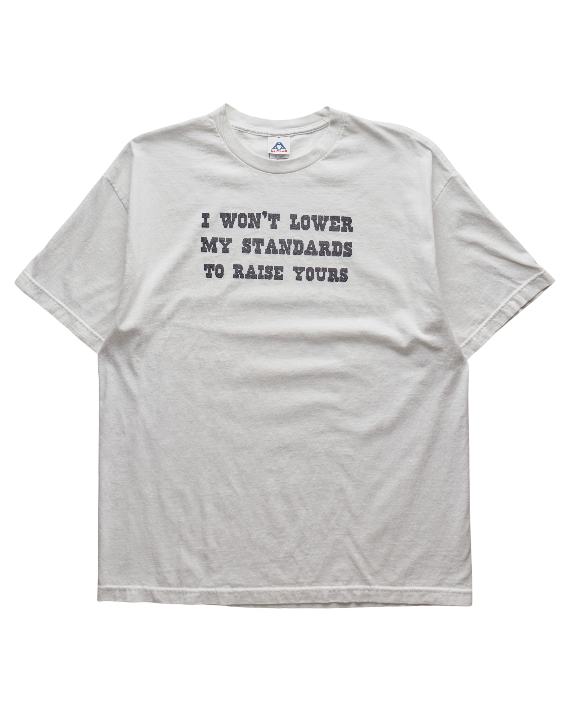 (L) 2000s I Won't Lower My Standards Alstyle T-Shirt