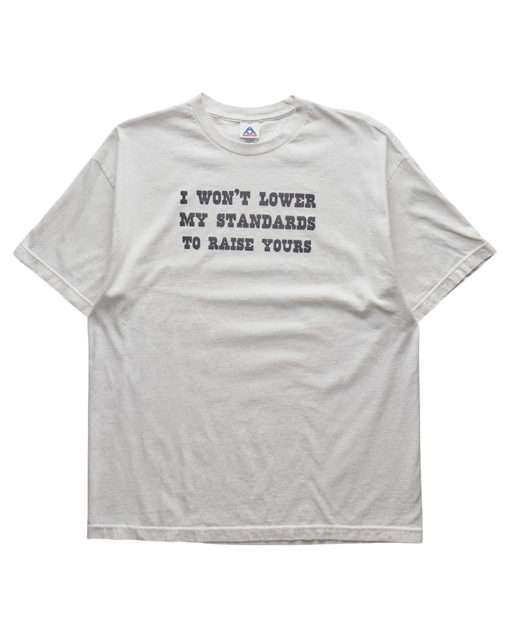 (L) 2000s I Won't Lower My Standards Alstyle T-Shirt