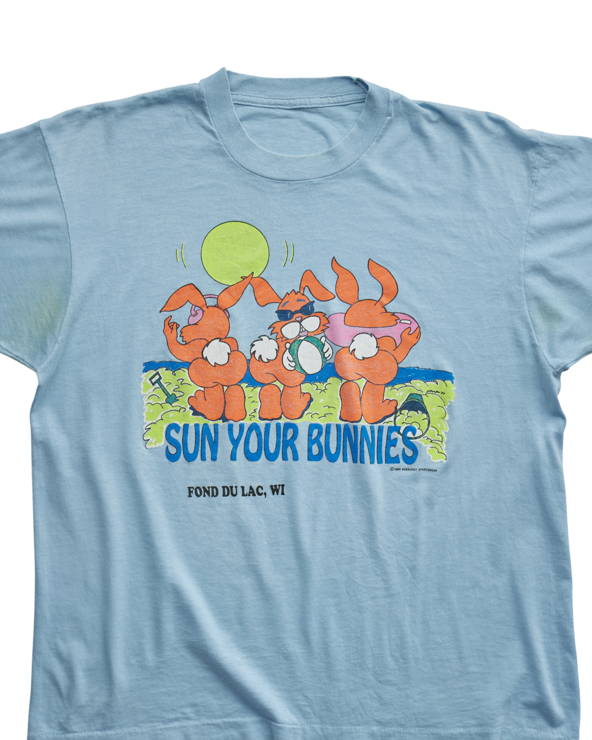 (S) 80s Sun Your Bunnies T-Shirt