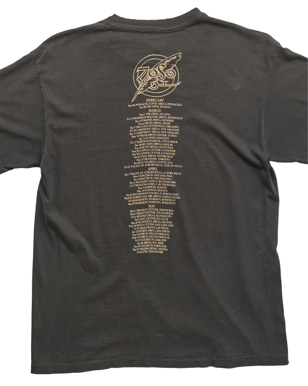 (M) 90s Jimmy Page Robert Plant Hanes T-Shirt