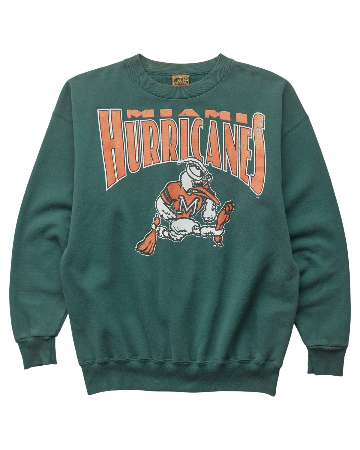 (L) 90s Miami Hurricanes Nutmeg Mills Sweatshirt