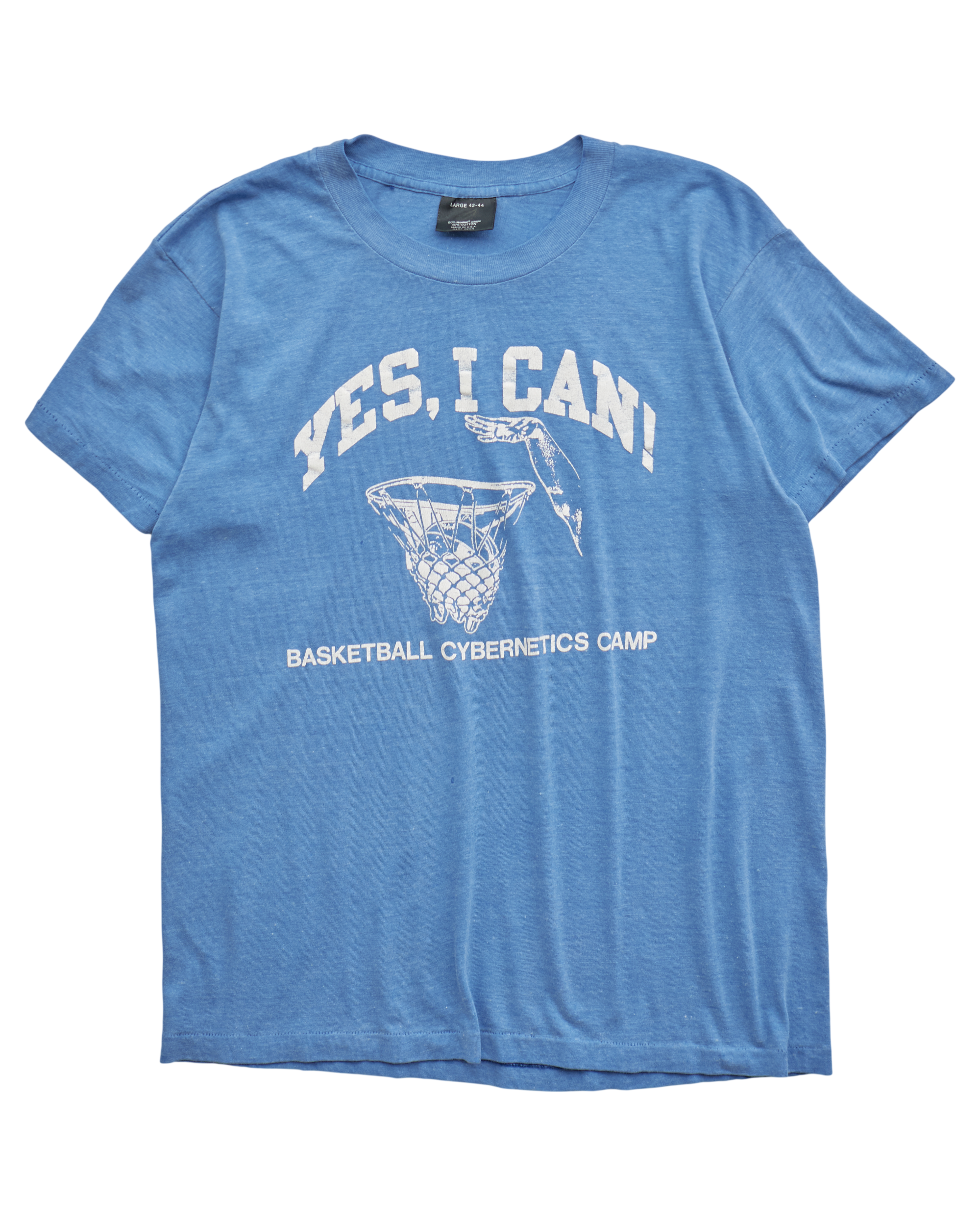 (S) 90s Yes, I Can! Basketball Camp T-Shirt