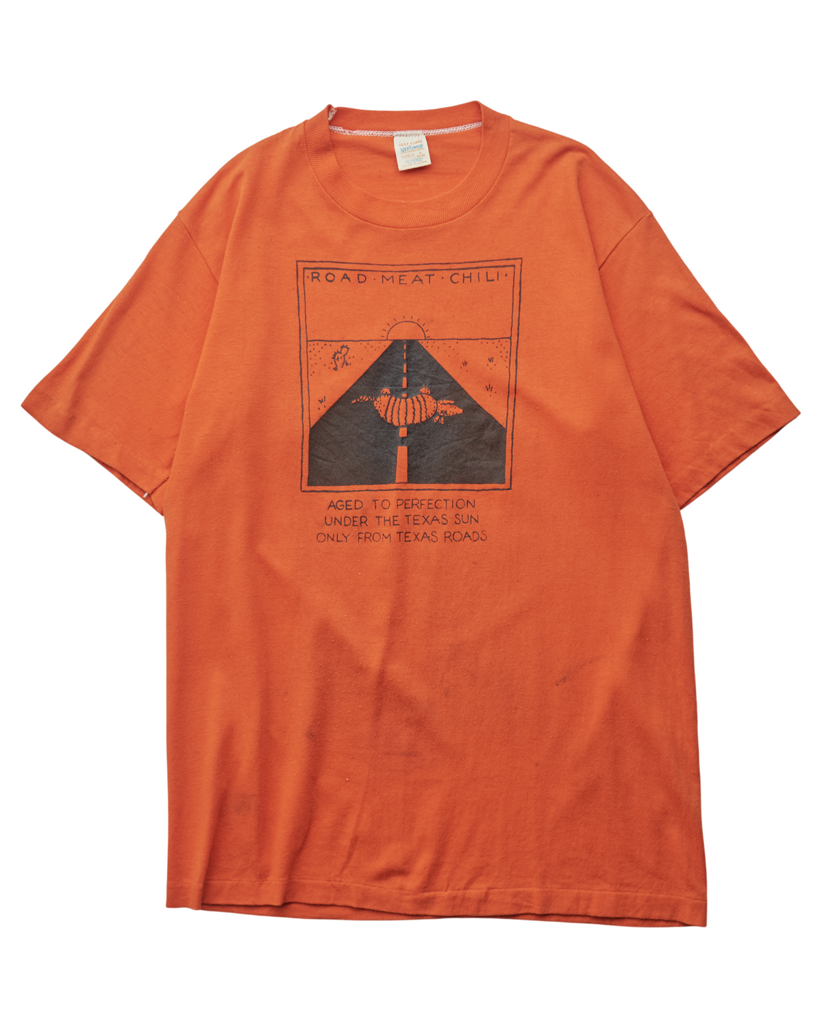 (S) 80s Road Meat Chili Texas Sun Golf Coast Sportswear T-Shirt