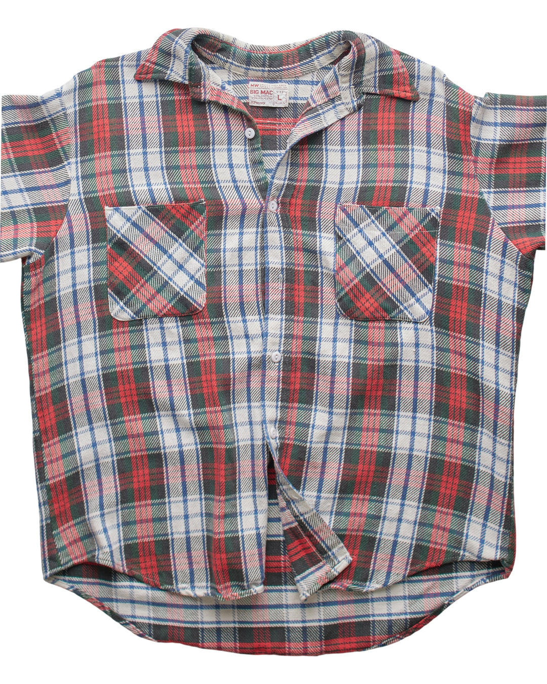 (XL) 80s Big Mac JcPenny Flannel