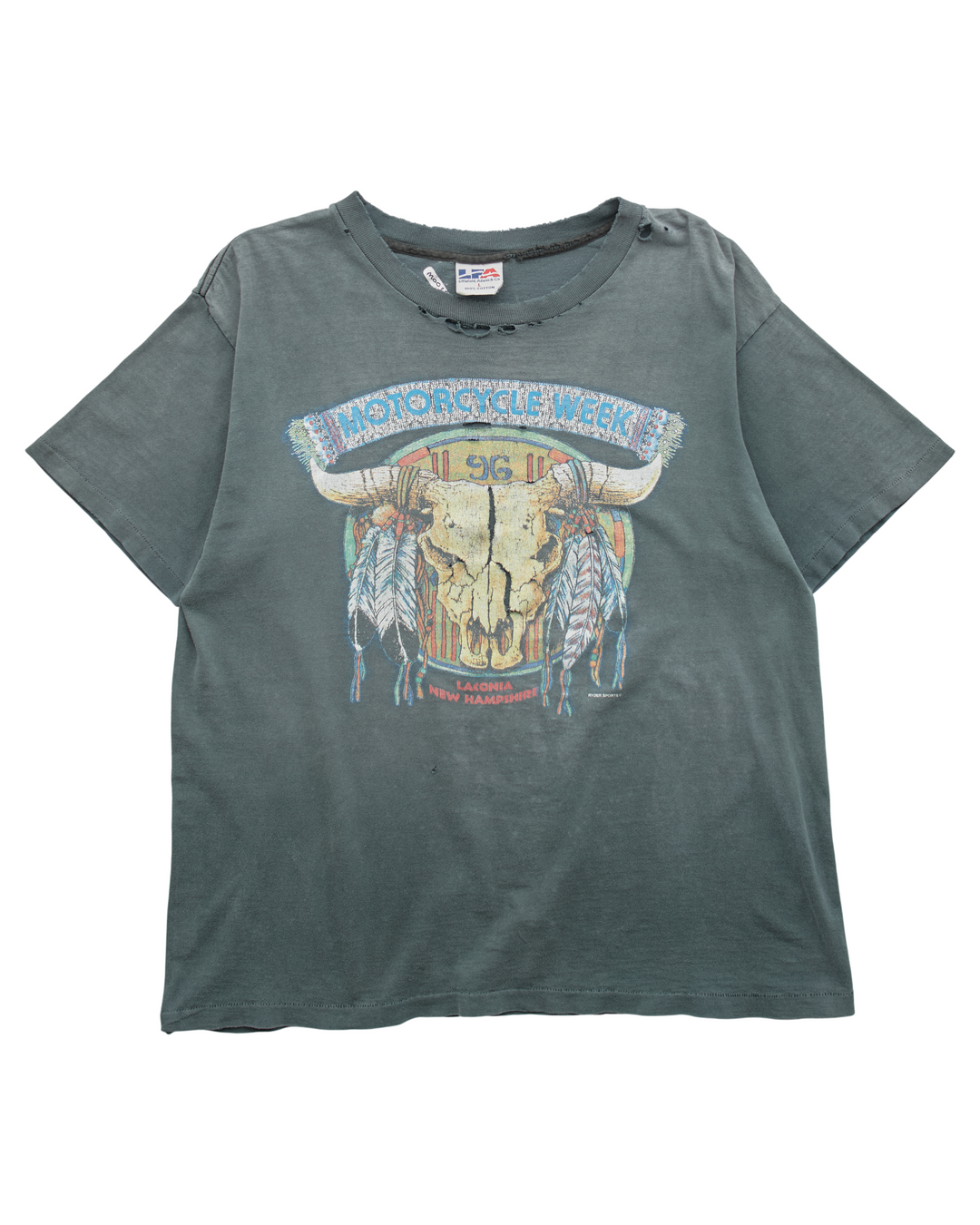 (M) 1996 Laconia Motorcycle Week Littlefield, Adams & Co T-Shirt
