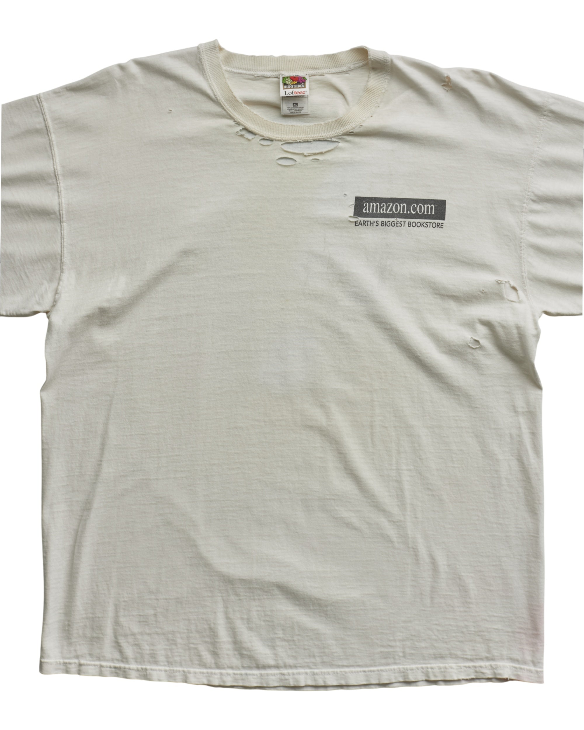 (XL) 2000s Amazon Biggest Bookstore Fruit of the Loom T-Shirt