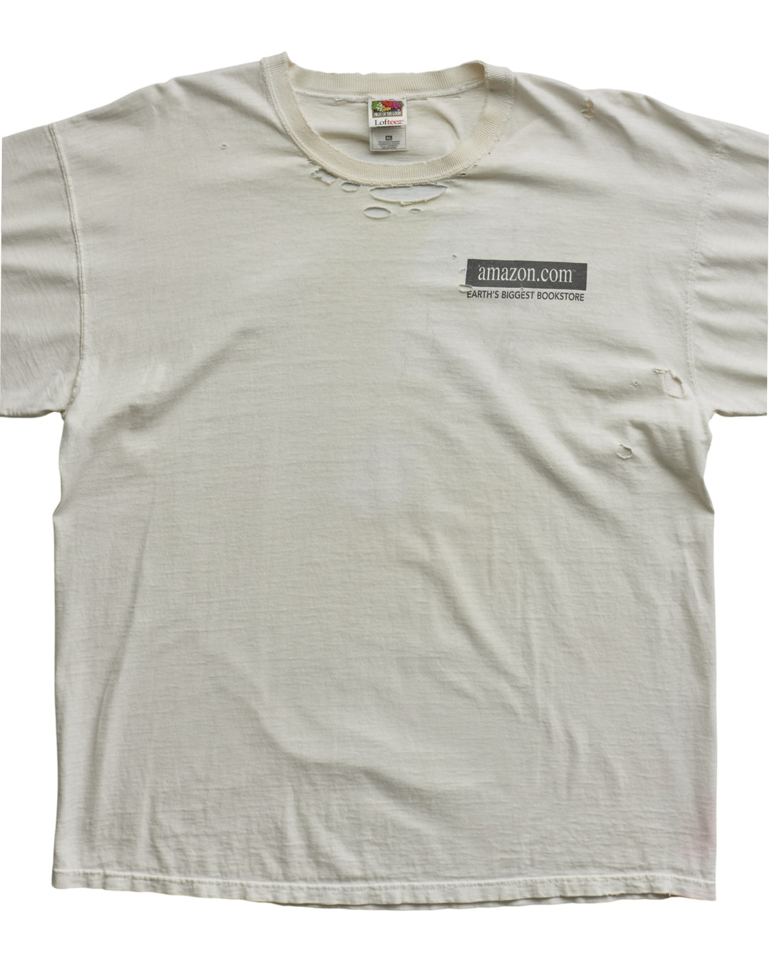 (XL) 2000s Amazon Biggest Bookstore Fruit of the Loom T-Shirt