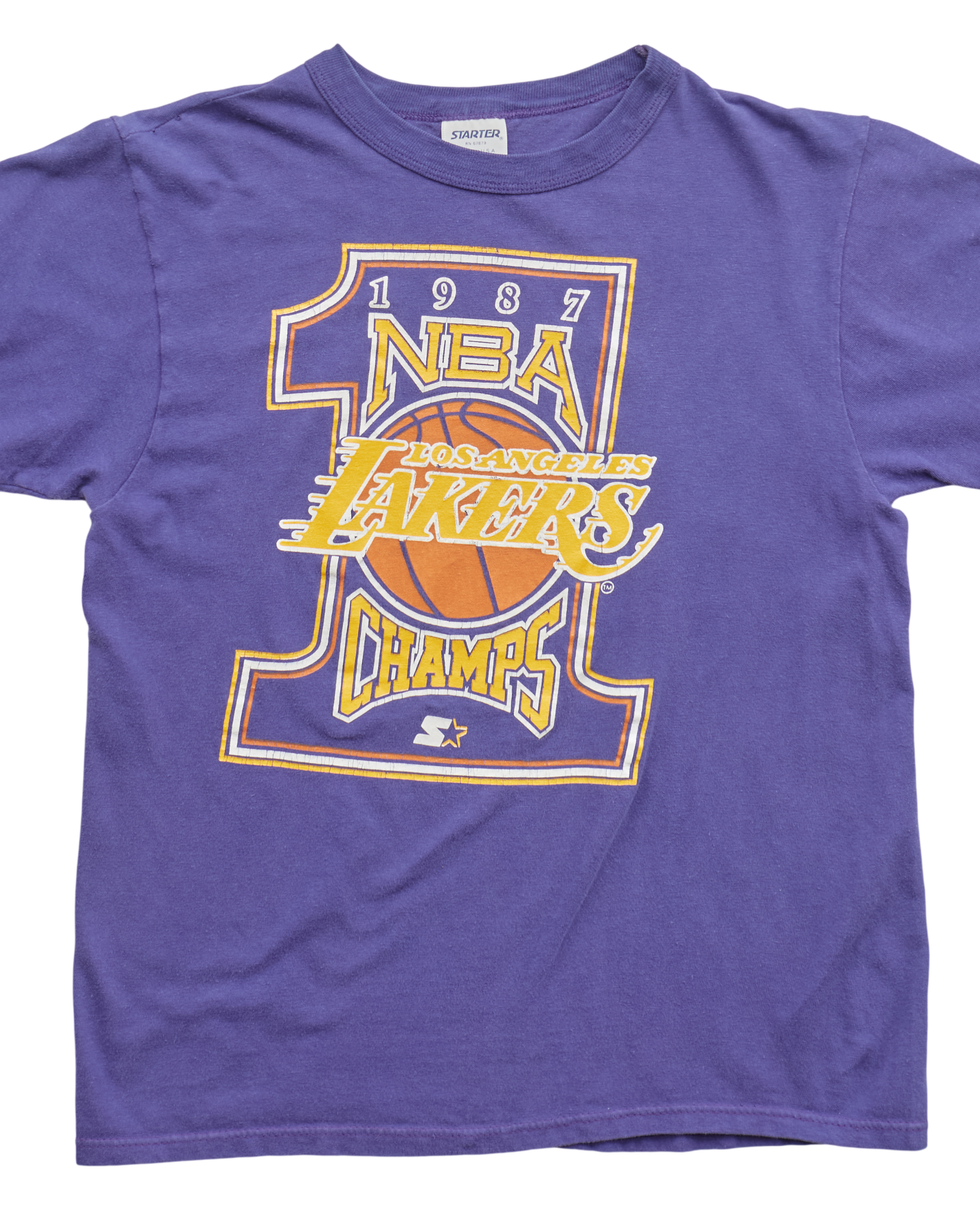 (XS) 1987 Los Angeles Lakers Starter T-Shirt