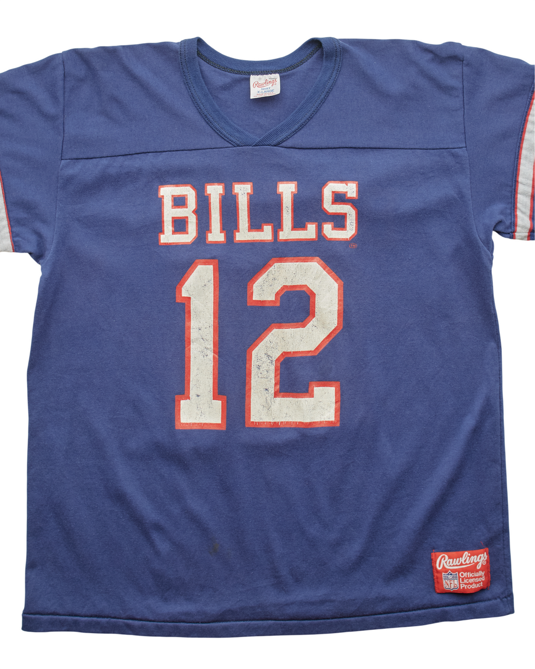 (S) 90s Buffalo Bills Rawlings Jersey