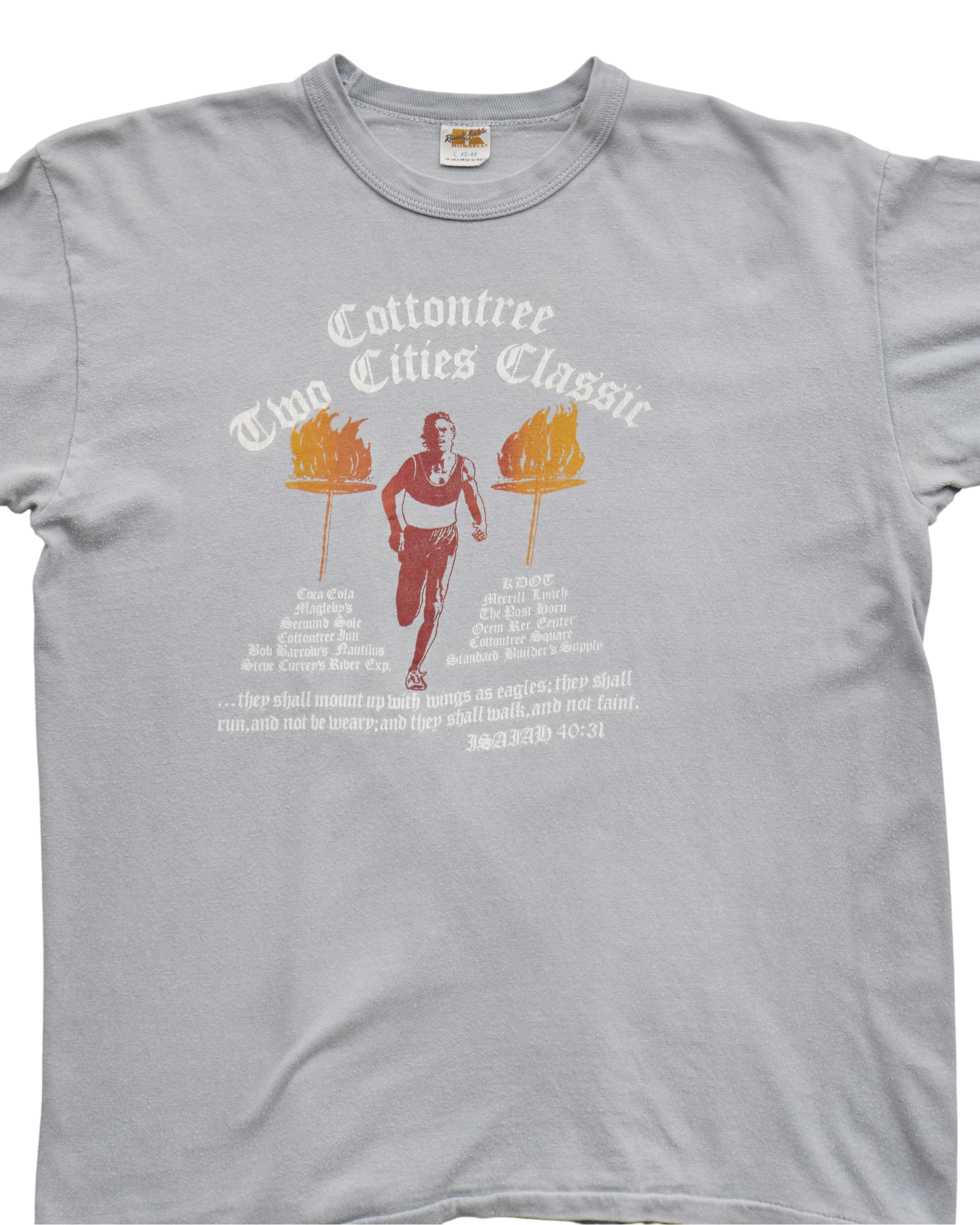 (S) 80s Cottontree Two City Classic Russell T-Shirt