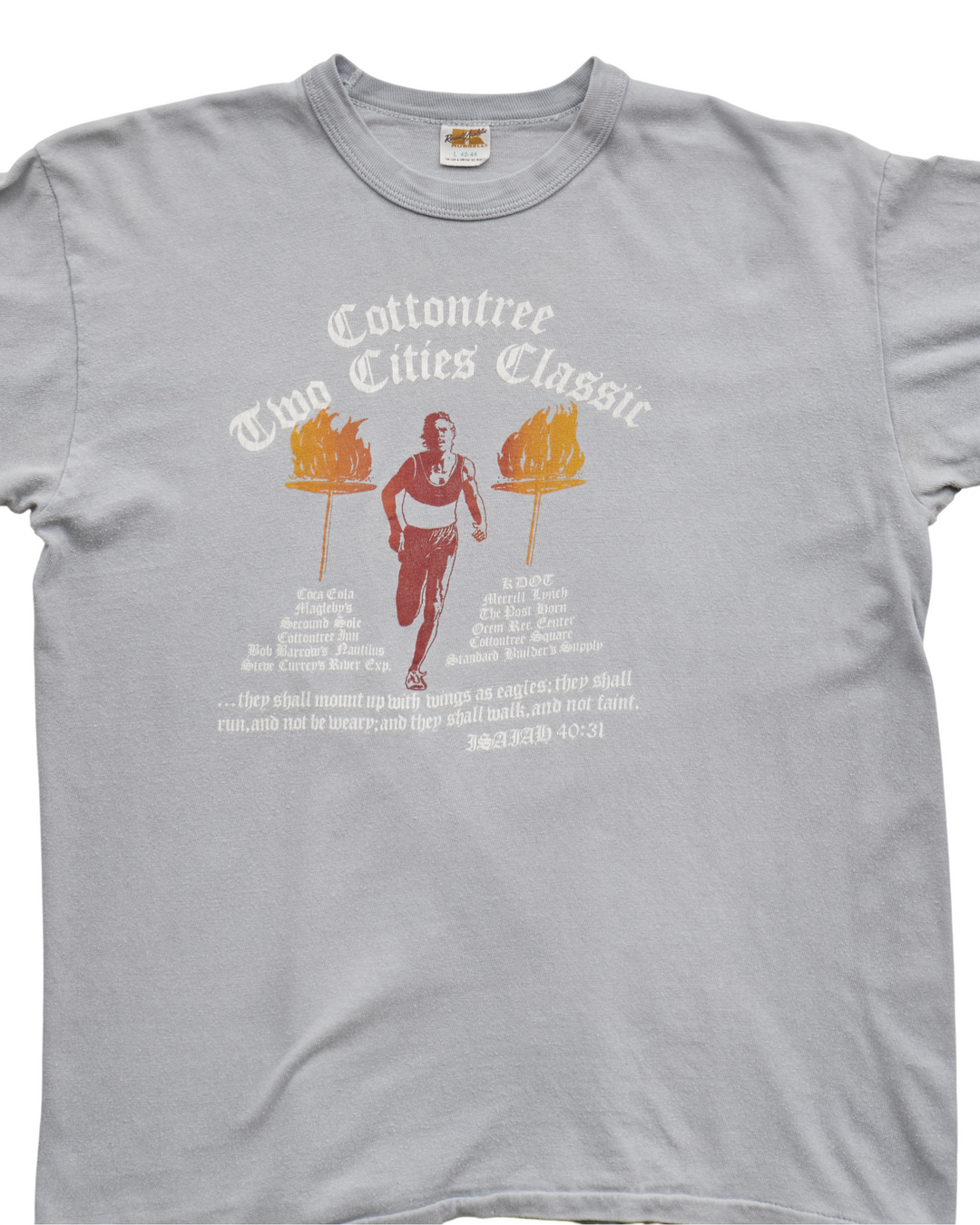 (S) 80s Cottontree Two City Classic Russell T-Shirt
