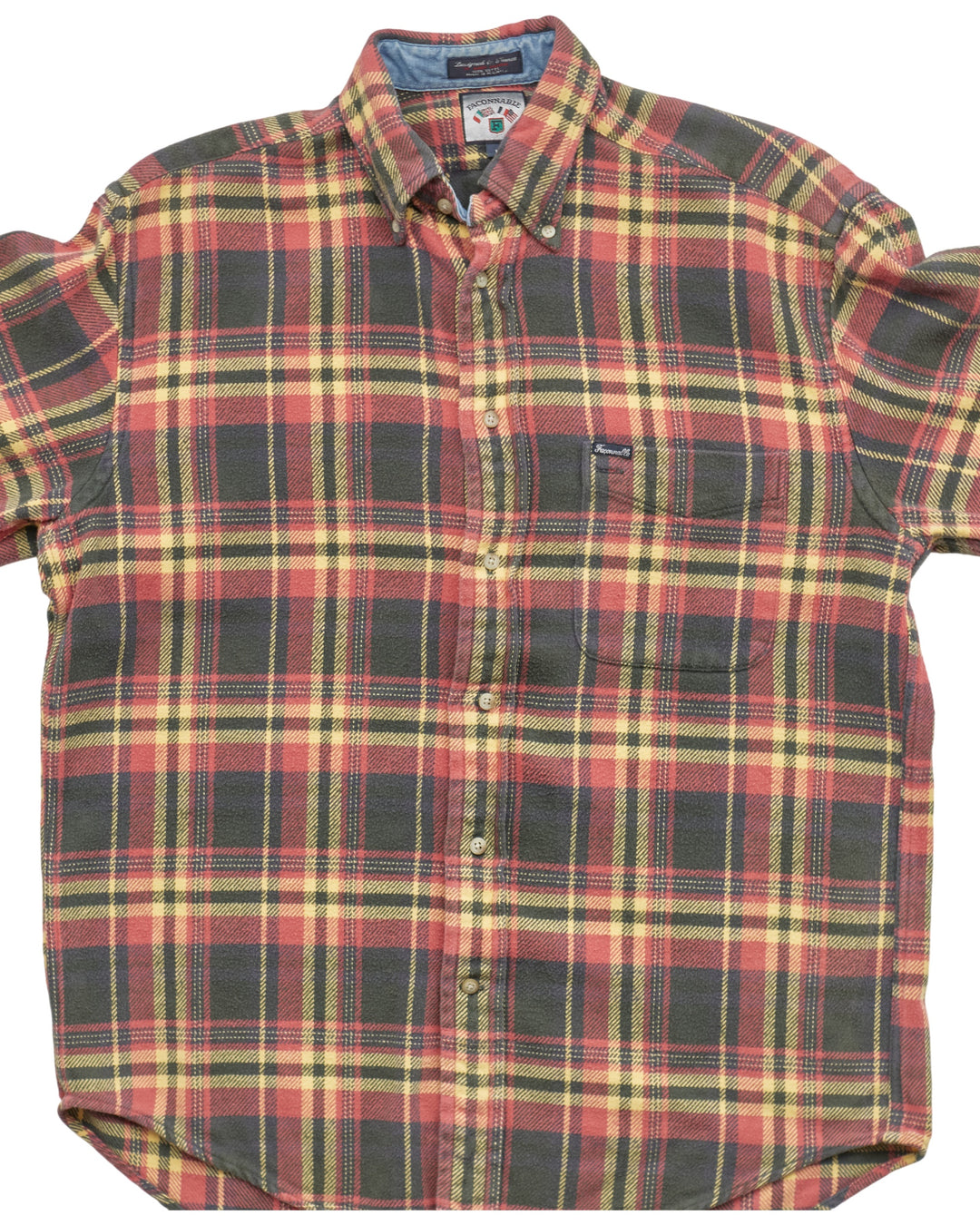 (2XL) 90s Faconnable Flannel