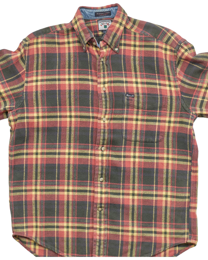 (2XL) 90s Faconnable Flannel