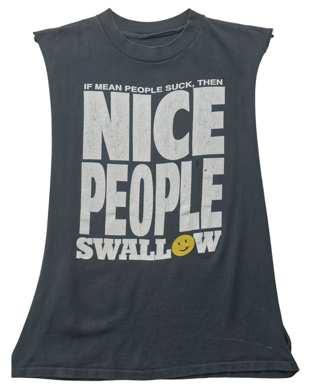 (XS) 90s Nice People Swallow Muscle Tee