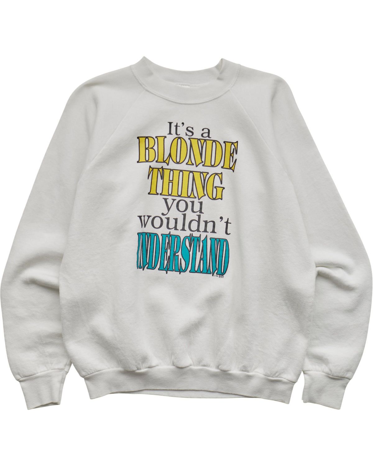 (M) 90s It's A Blonde Thing Fruit of the Loom Sweatshirt