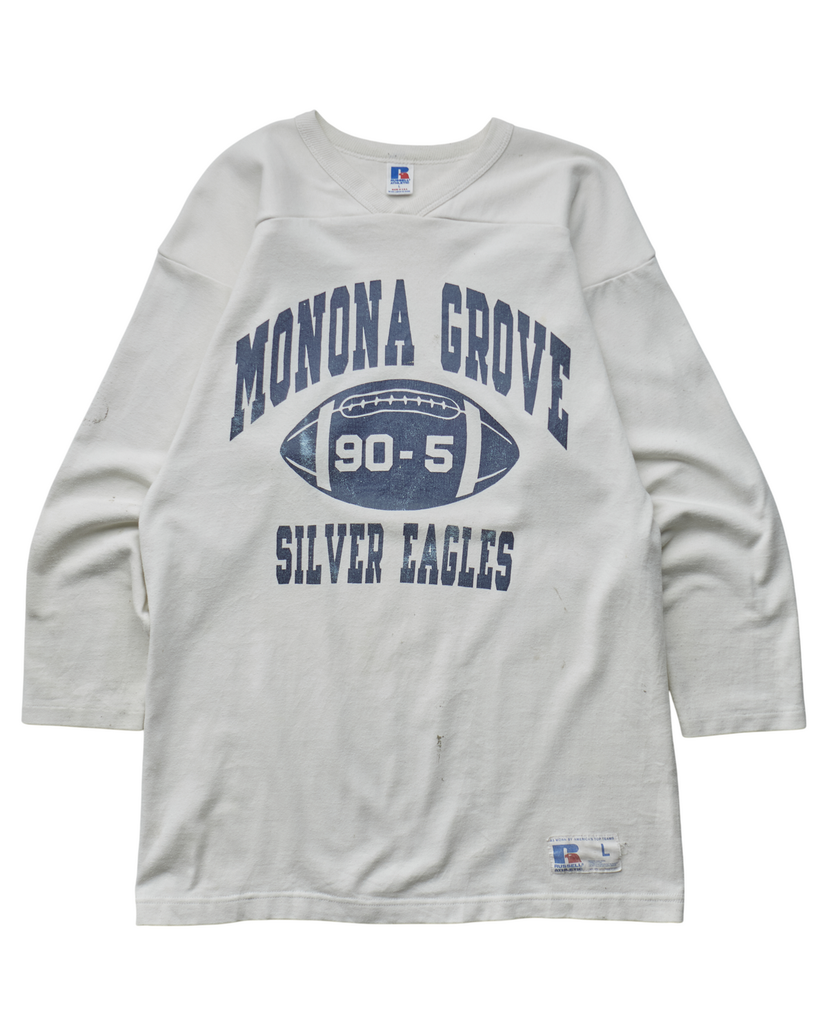(L) 90s Monona Grove Silver Eagles Russell T-Shirt