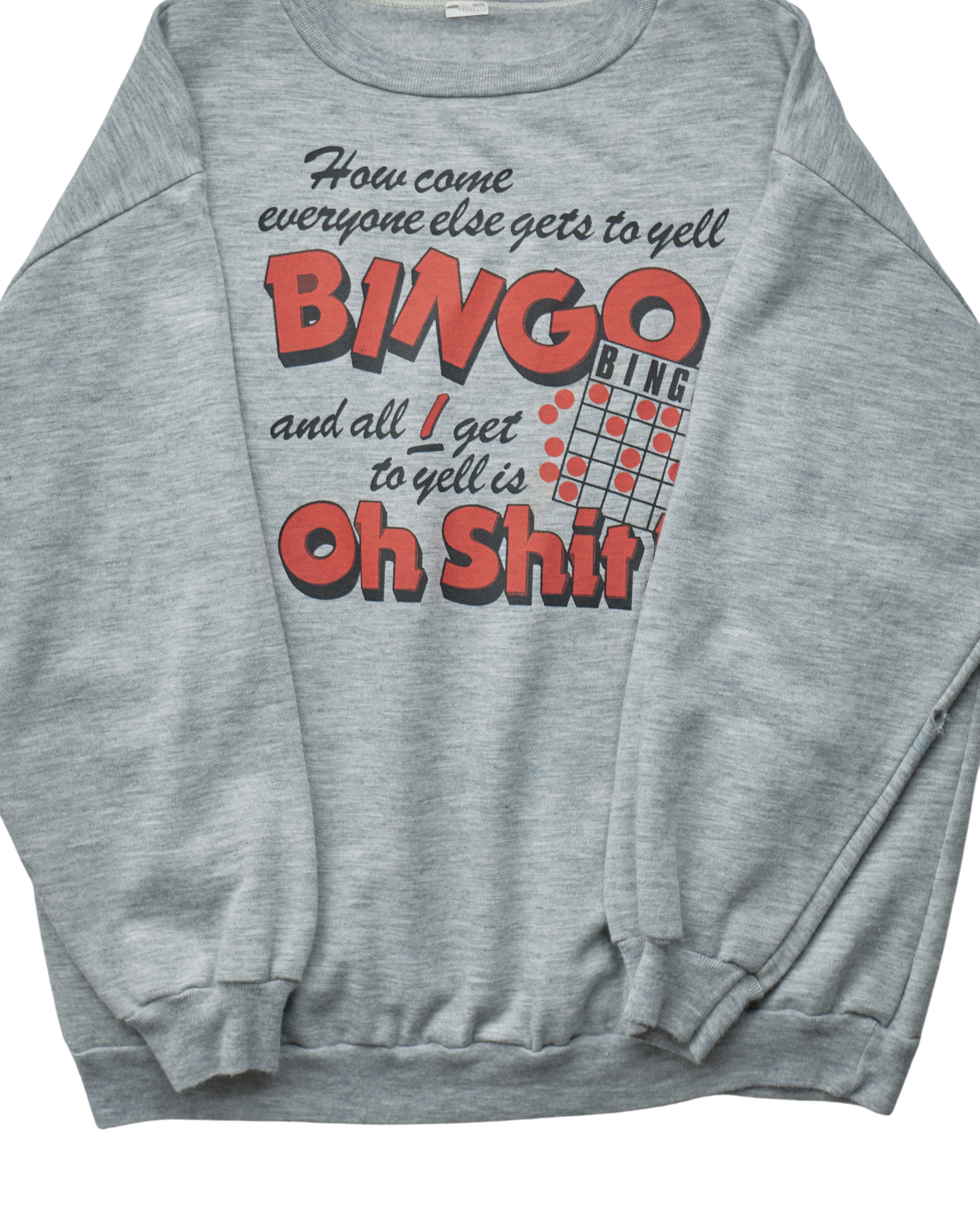 (XL) 80s Bingo Oh Shit! T-Shirt