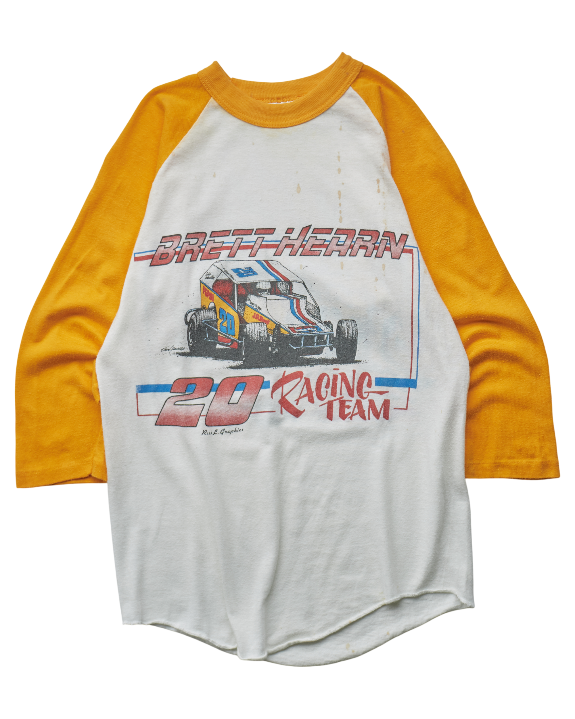(XS) 80s Brett Hearn Racing Team Hanes T-Shirt