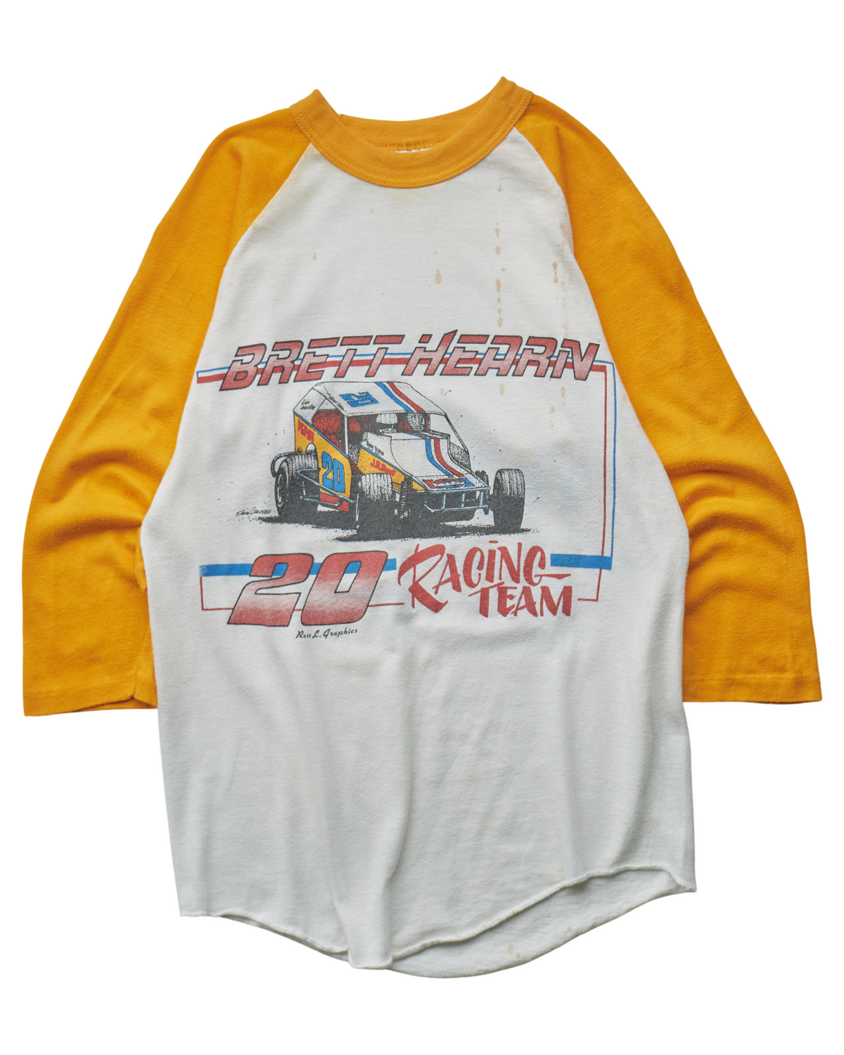 (XS) 80s Brett Hearn Racing Team Hanes T-Shirt