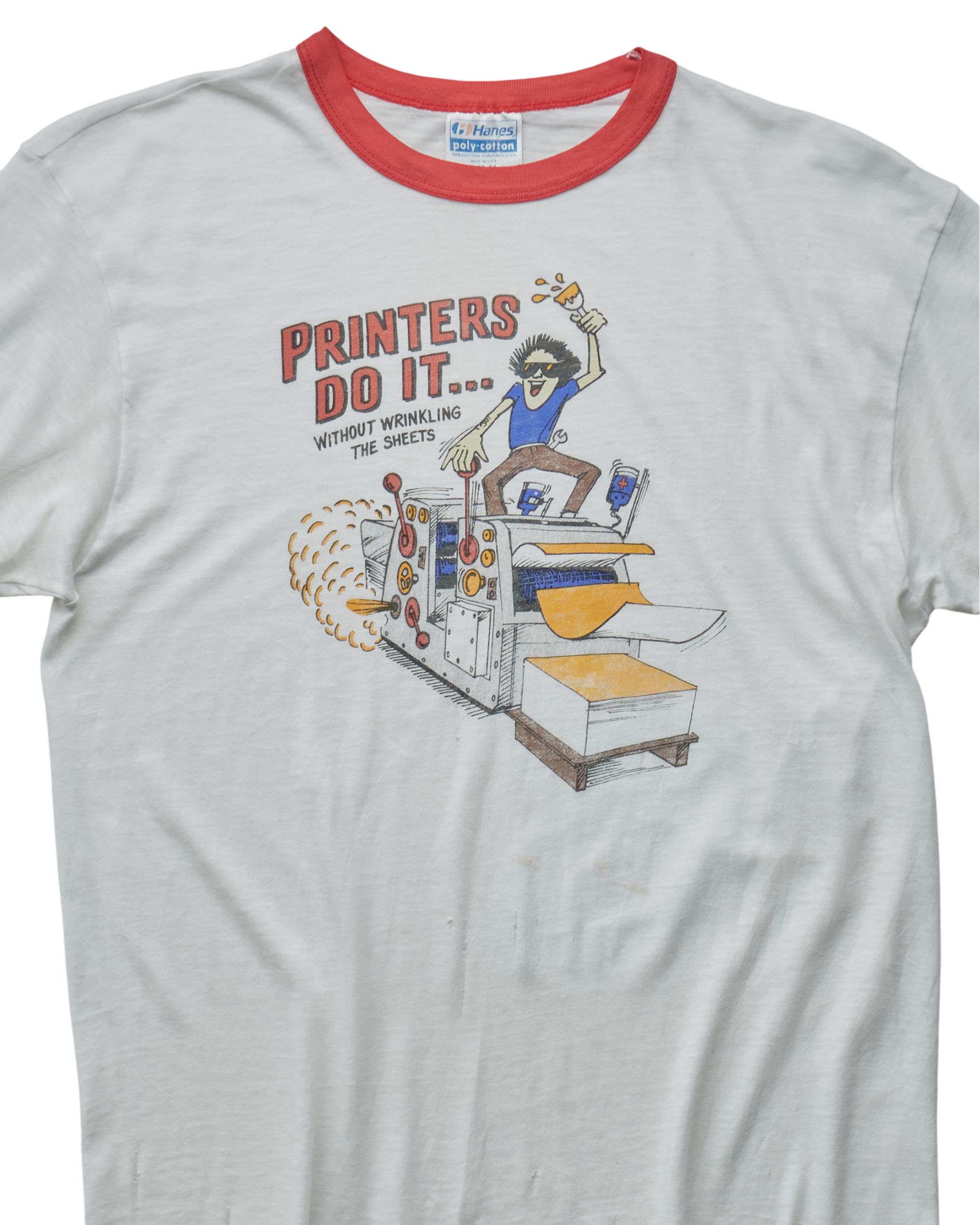 (M) 90s Printers Do It Hanes T-Shirt