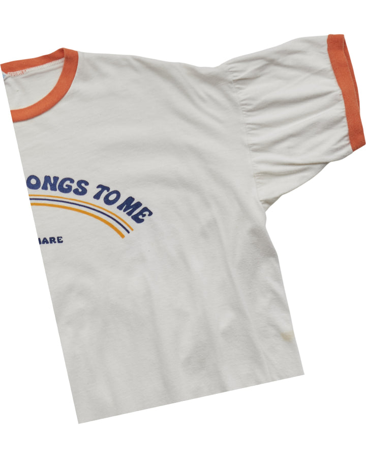 (S) 80s My Body Belongs To Me But I Share Champion T-Shirt