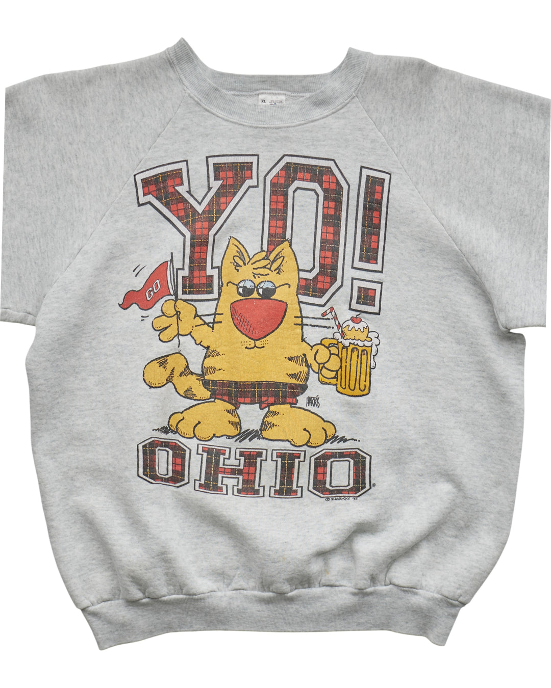 (S) 1992 YO! Ohio Buckeyes Fruit of the Loom Sweatshirt