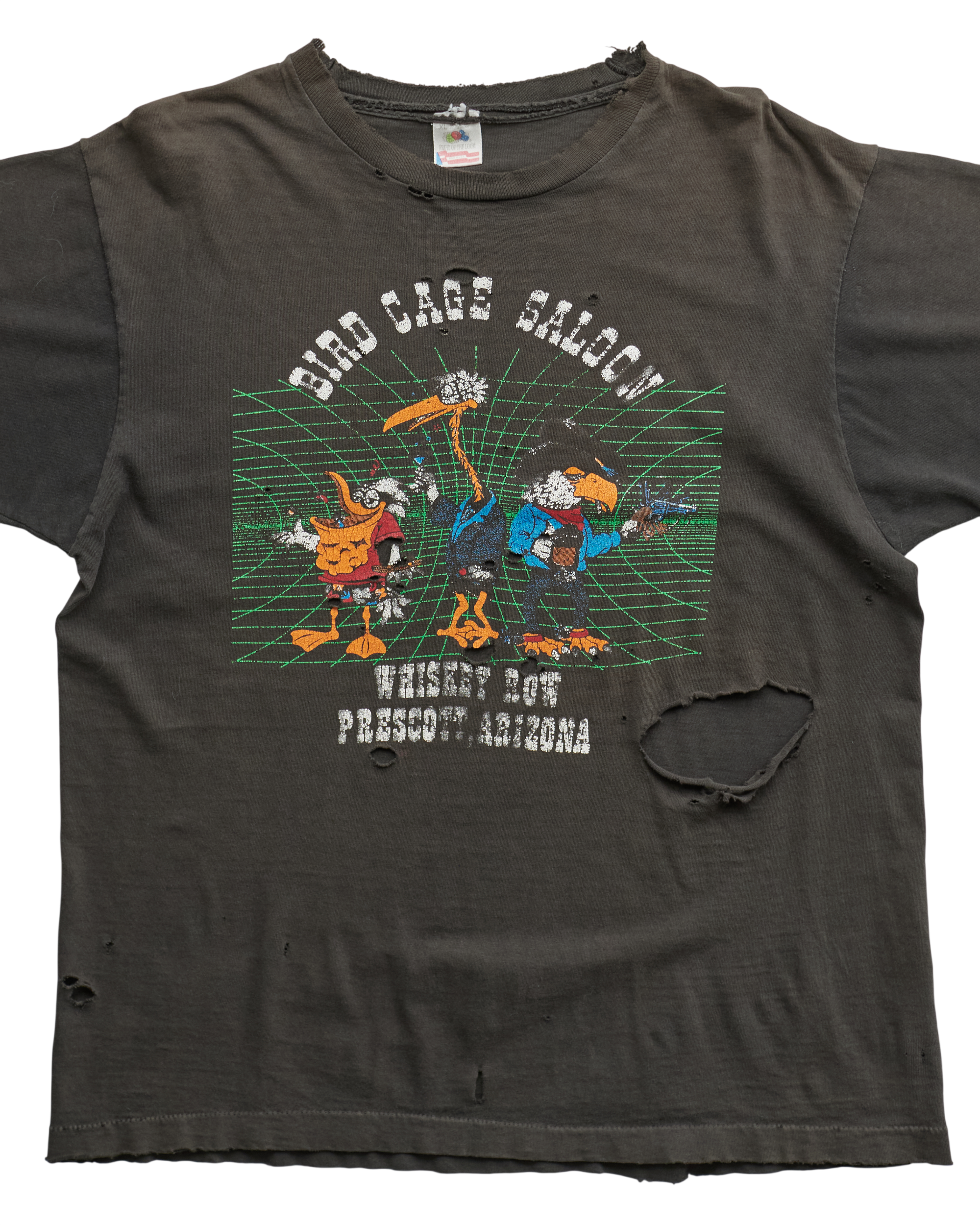 (M) 90s Bird Cage Saloon Fruit of the Loom T-Shirt