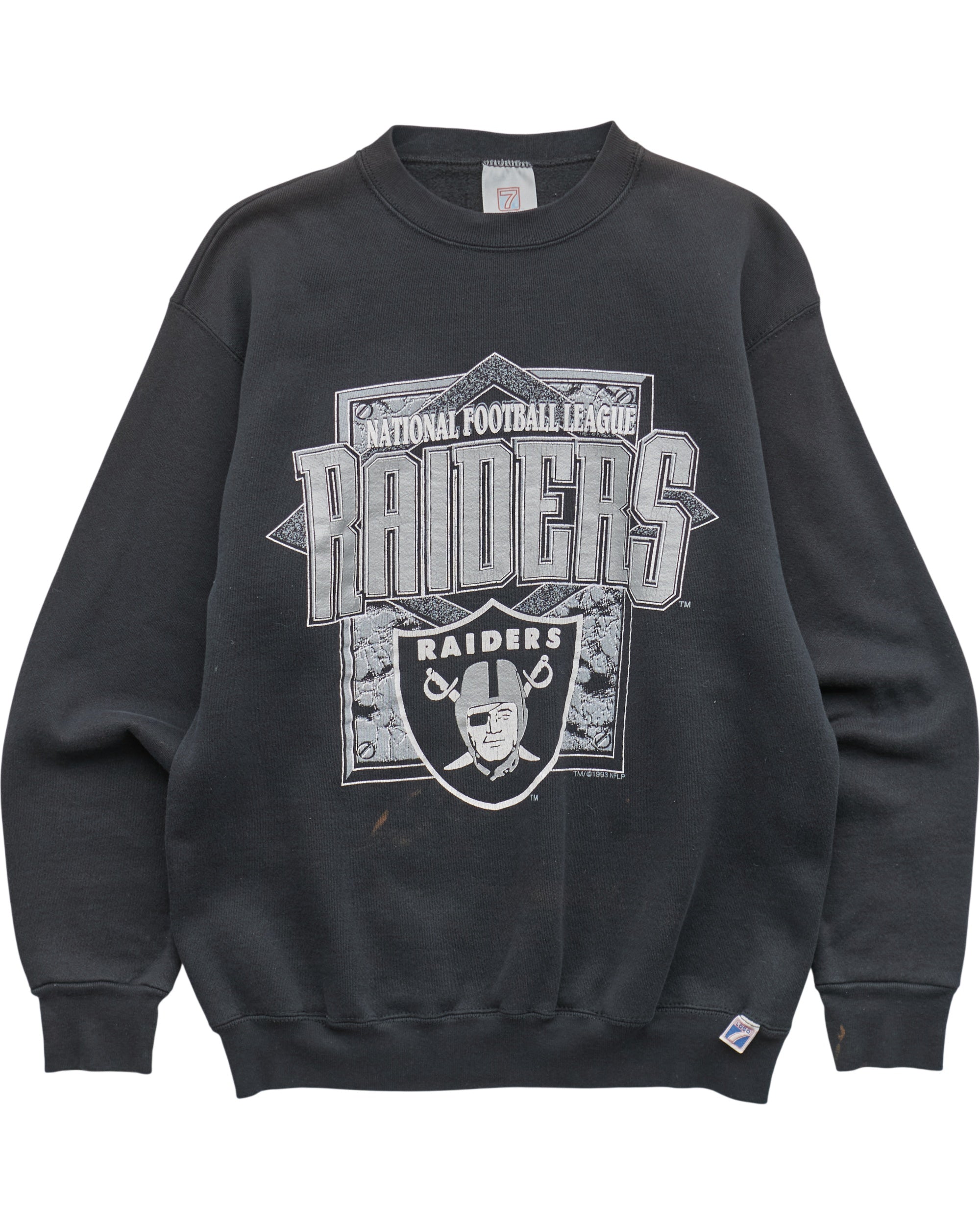(S) 90s Raiders Logo 7 Sweatshirt