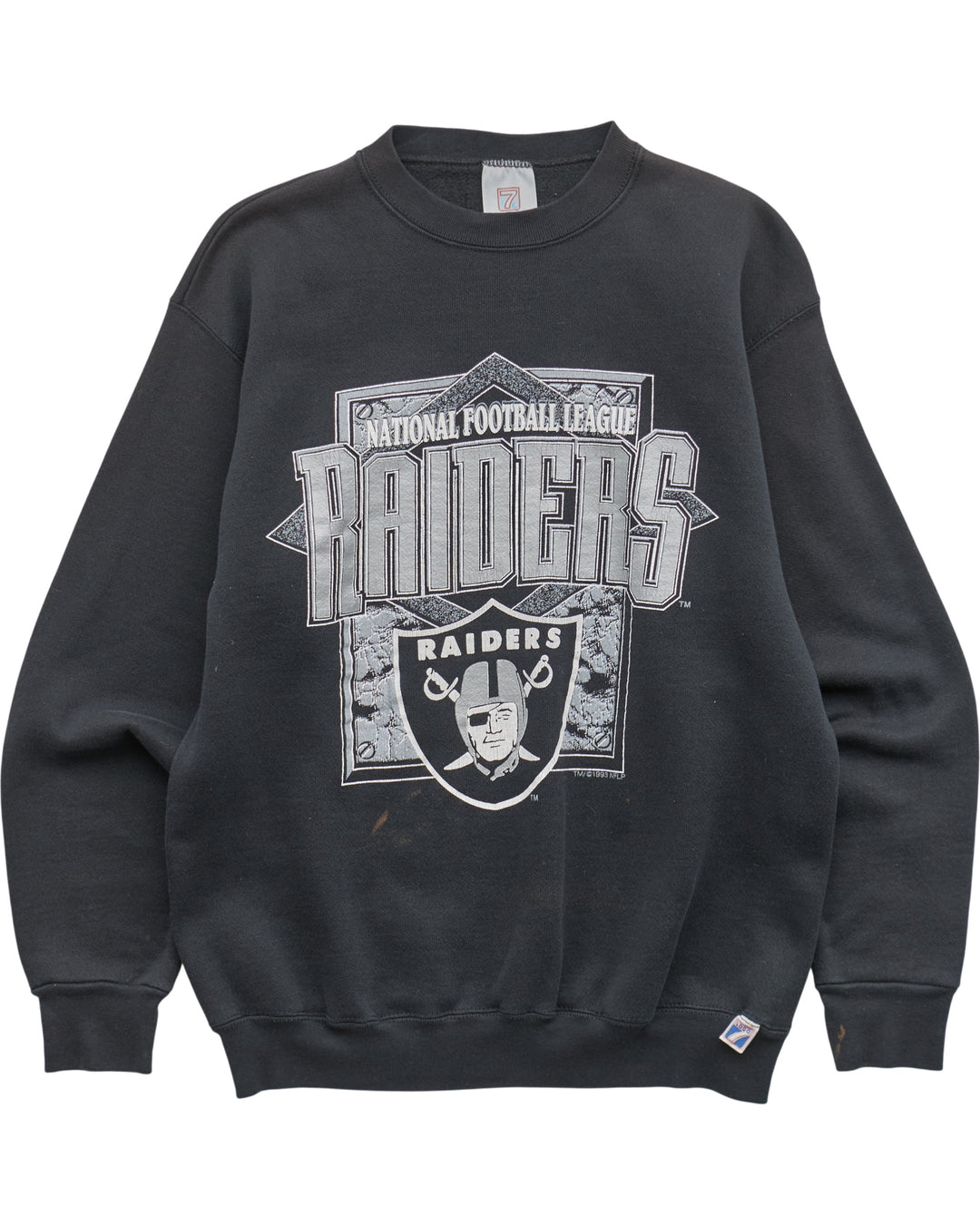 (S) 90s Raiders Logo 7 Sweatshirt