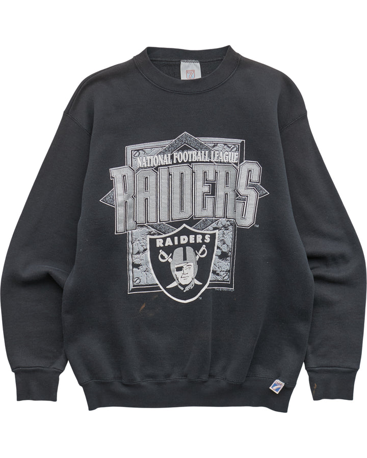 (S) 90s Raiders Logo 7 Sweatshirt