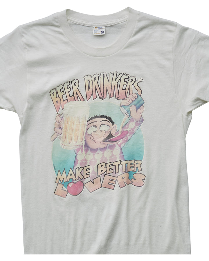(XS) 80s Beer Drinkers Make Better Lovers JcPenny T-Shirt