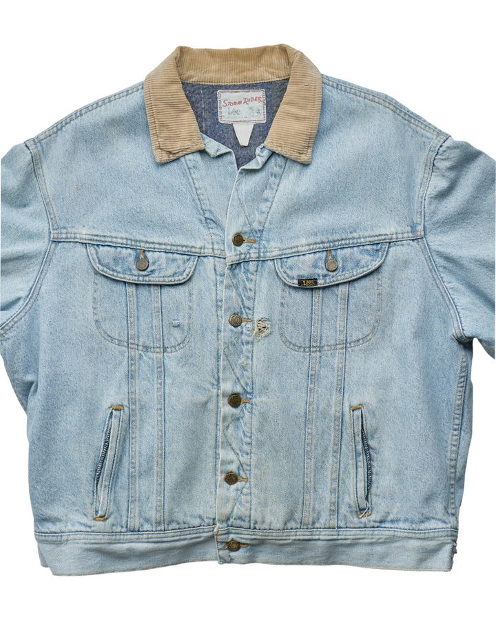 (L) 80s Storm Rider Lee Denim Jacket