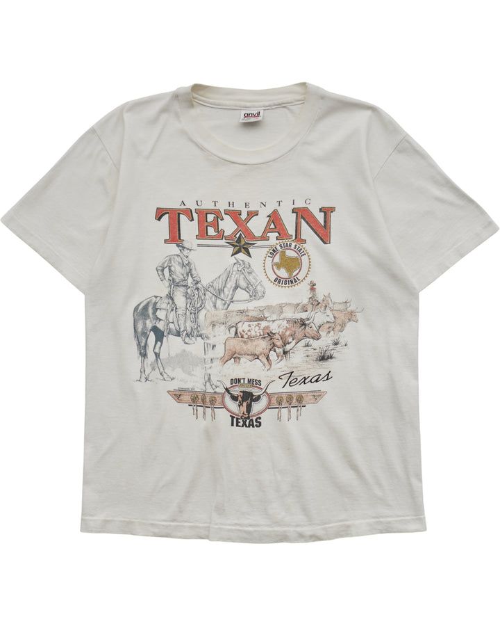 (S) 90s Authentic Texan Anvil T-Shirt