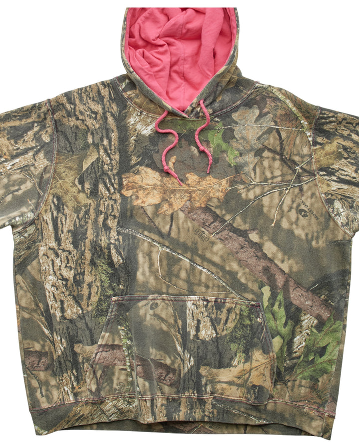 (L) 2000s Camo Mossy Oak Hoodie