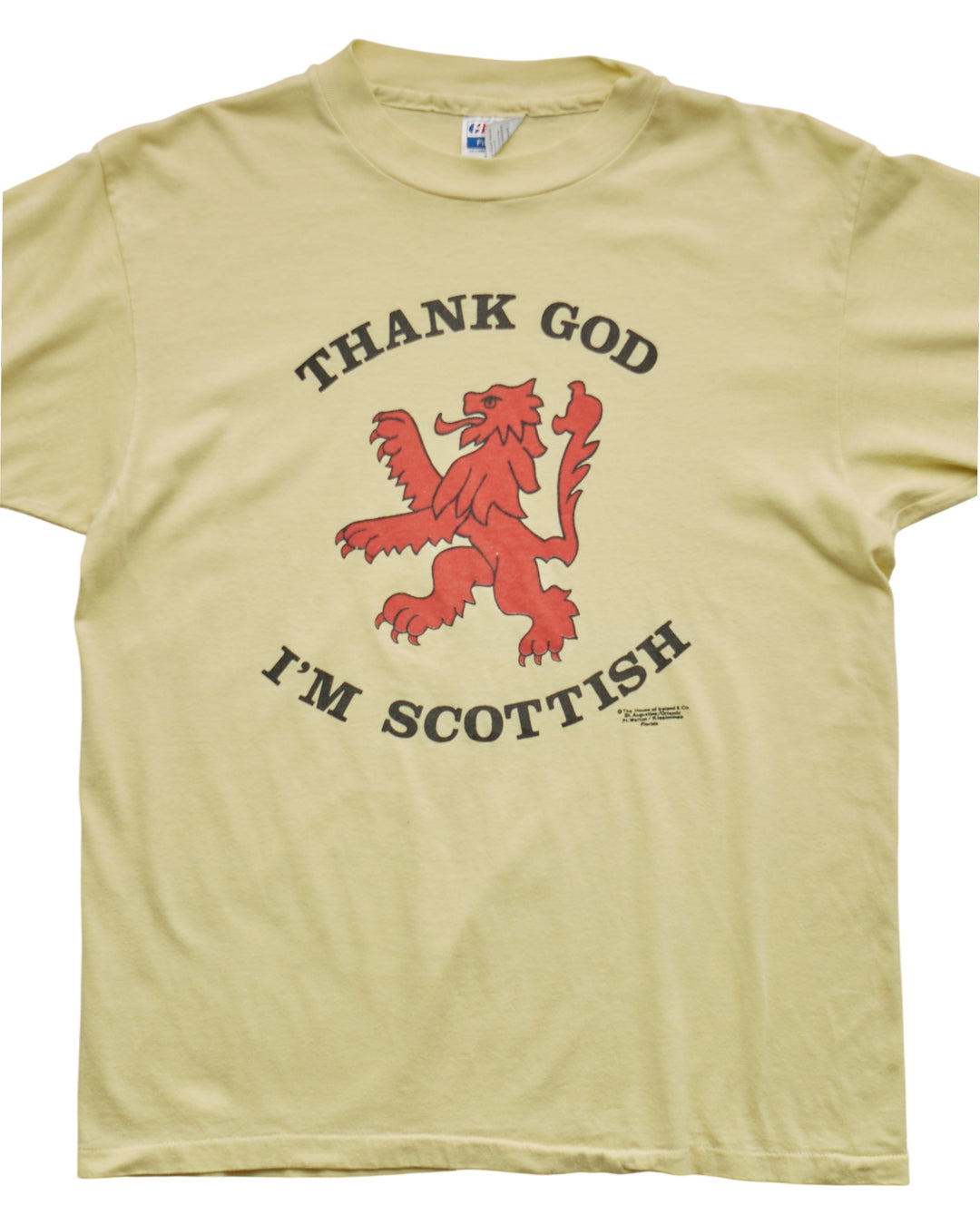 (S) 90s Thank God I'm Scottish Hanes T-Shirt