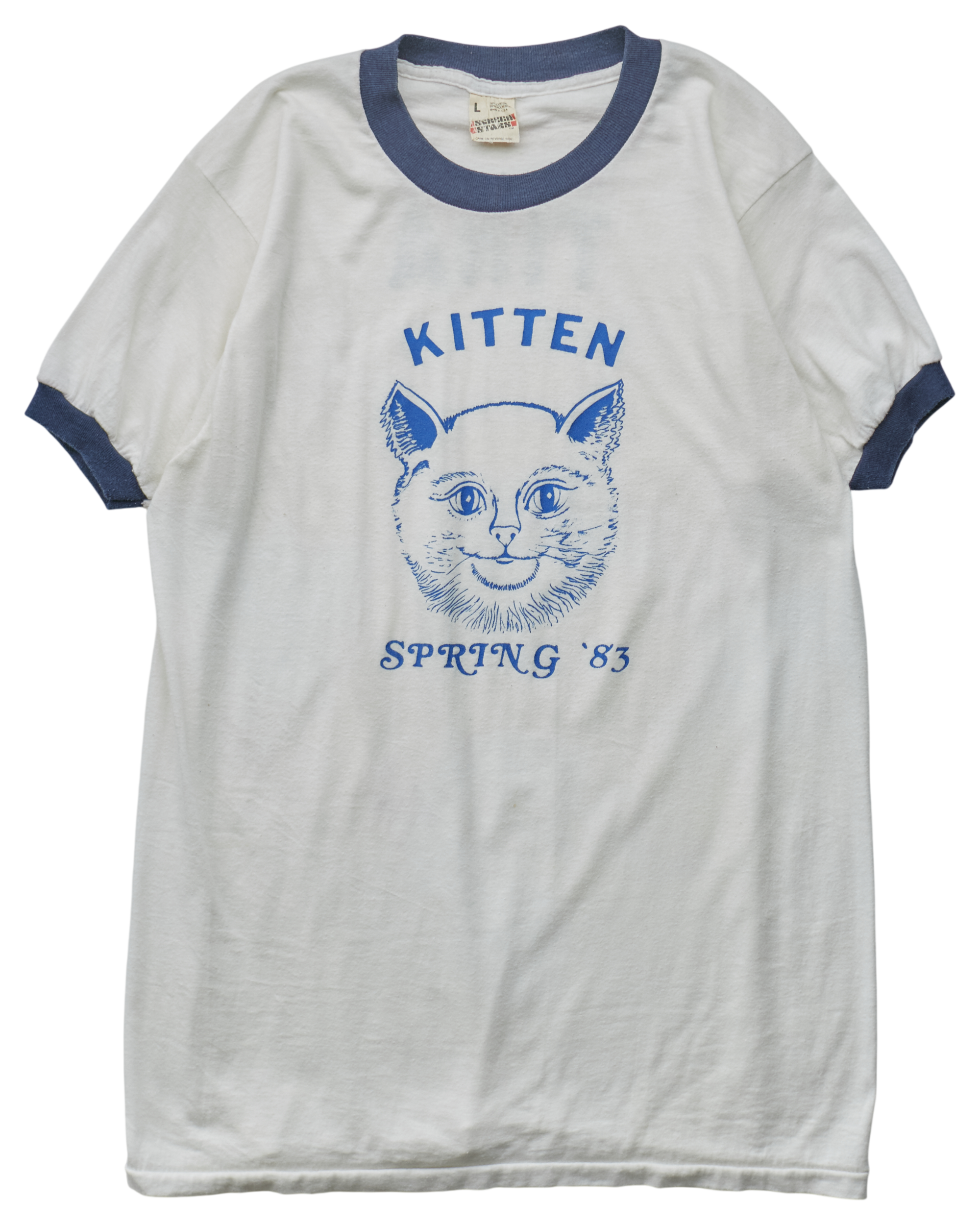 (M) 1983 Kitten Screen Stars Best T-Shirt