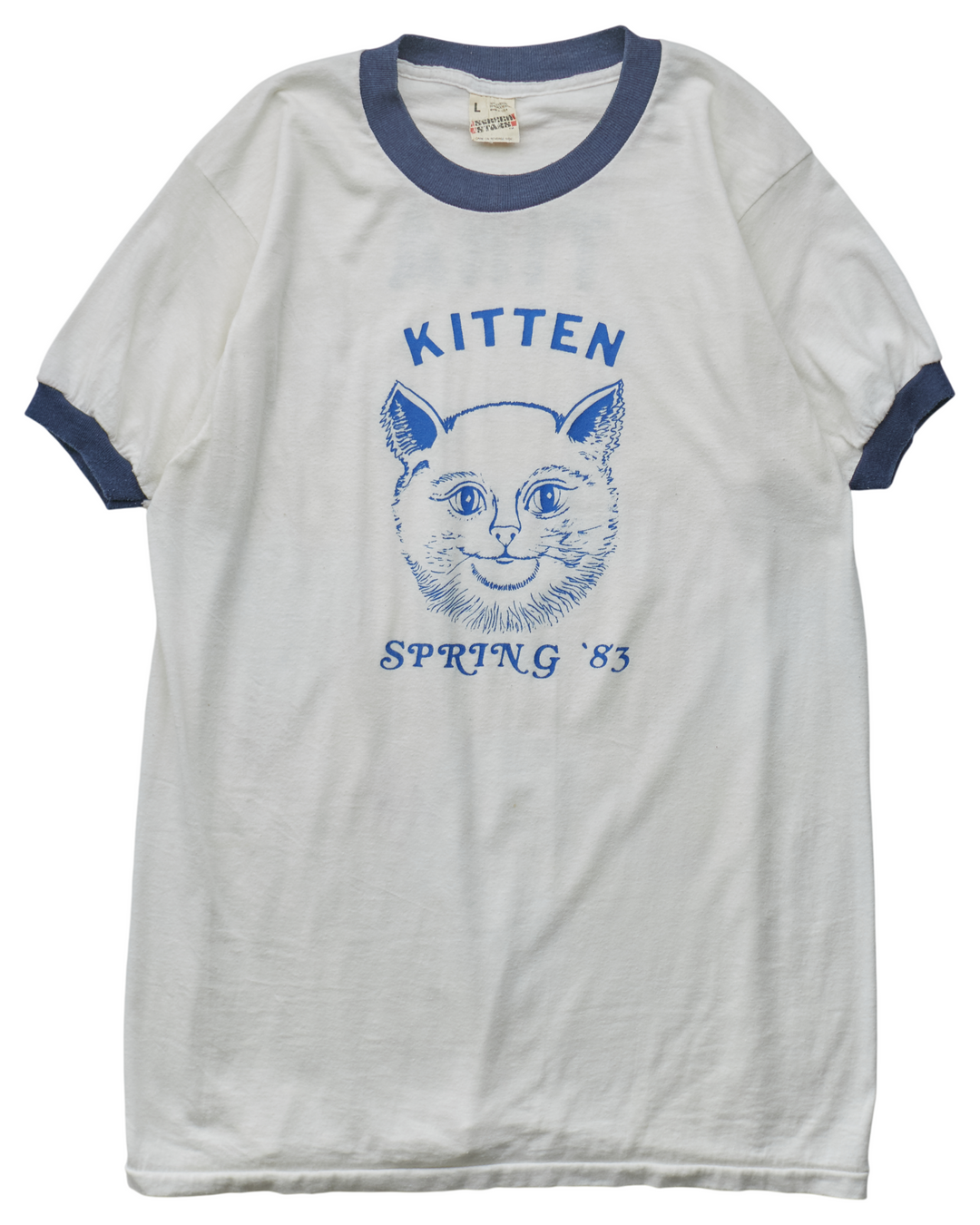 (M) 1983 Kitten Screen Stars Best T-Shirt