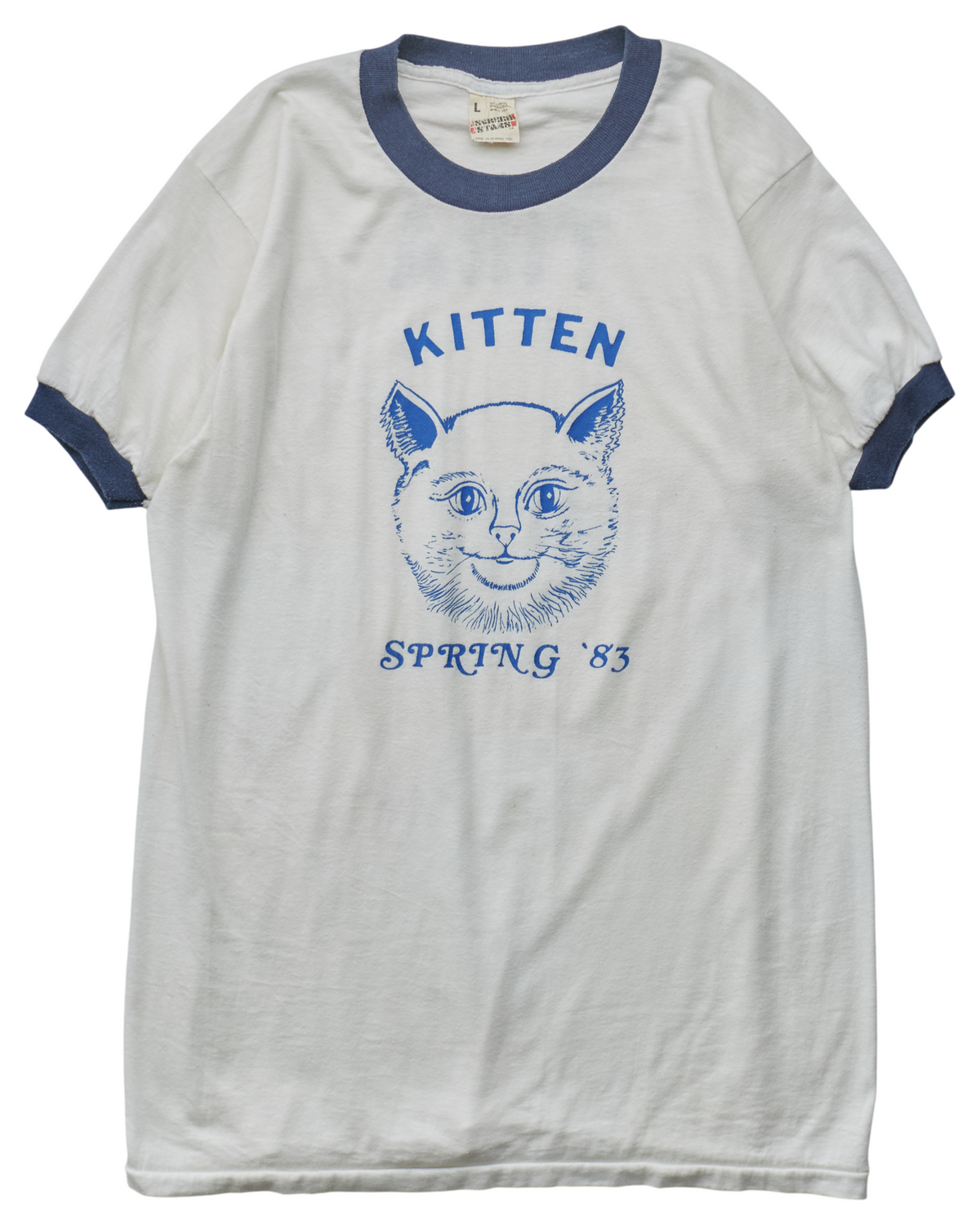 (M) 1983 Kitten Screen Stars Best T-Shirt