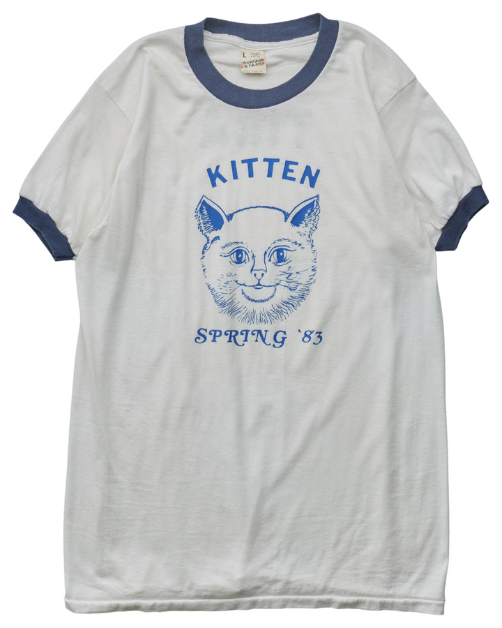 (M) 1983 Kitten Screen Stars Best T-Shirt