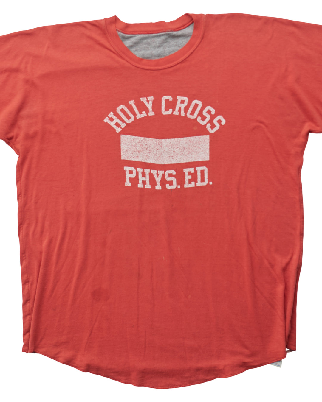(L) 80s Holy Cross Phys Ed Russel T-Shirt