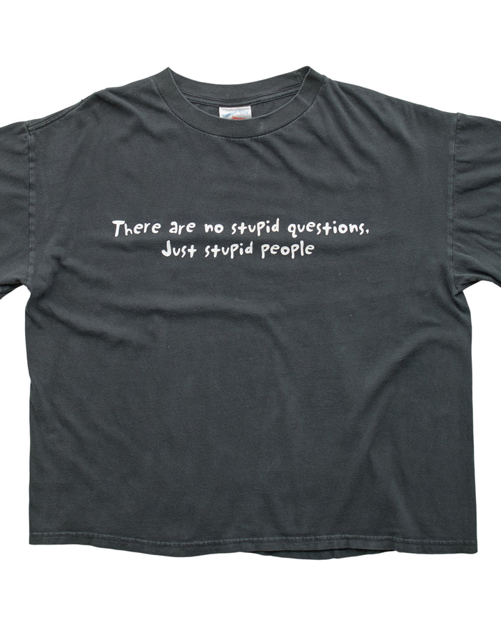 (S) 2000s No Stupid Questions Just Stupid People Tennessee River T-Shirt